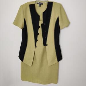 Vintage Sophisticate Women's Two Piece Dress Suit Size 10 Business Casual